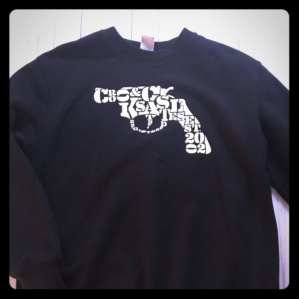 Crooks & Castles Black Sweatshirt with White Graphic